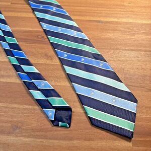 Brooks Brothers Light Colored Tie With Novelty 100% Silk Men's Necktie